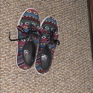 Aztec pattered vans